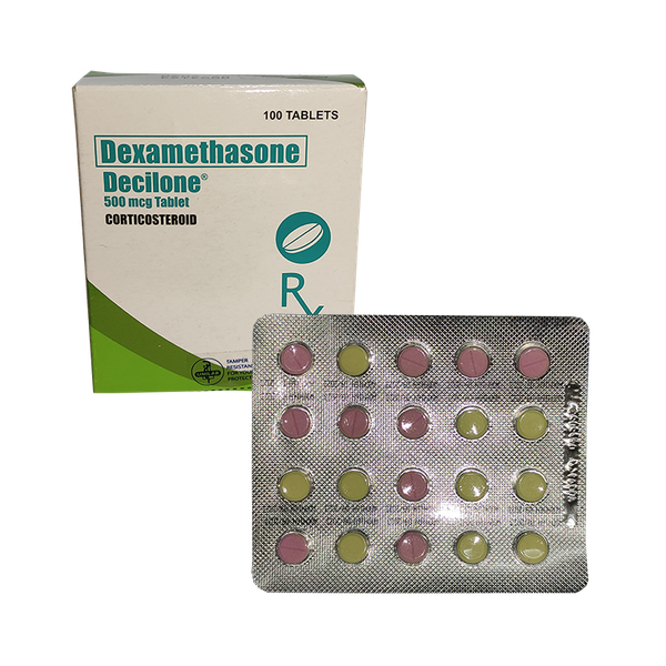 DECILONE Dexamethasone 500mcg Tablet 100's price in the Philippines ...